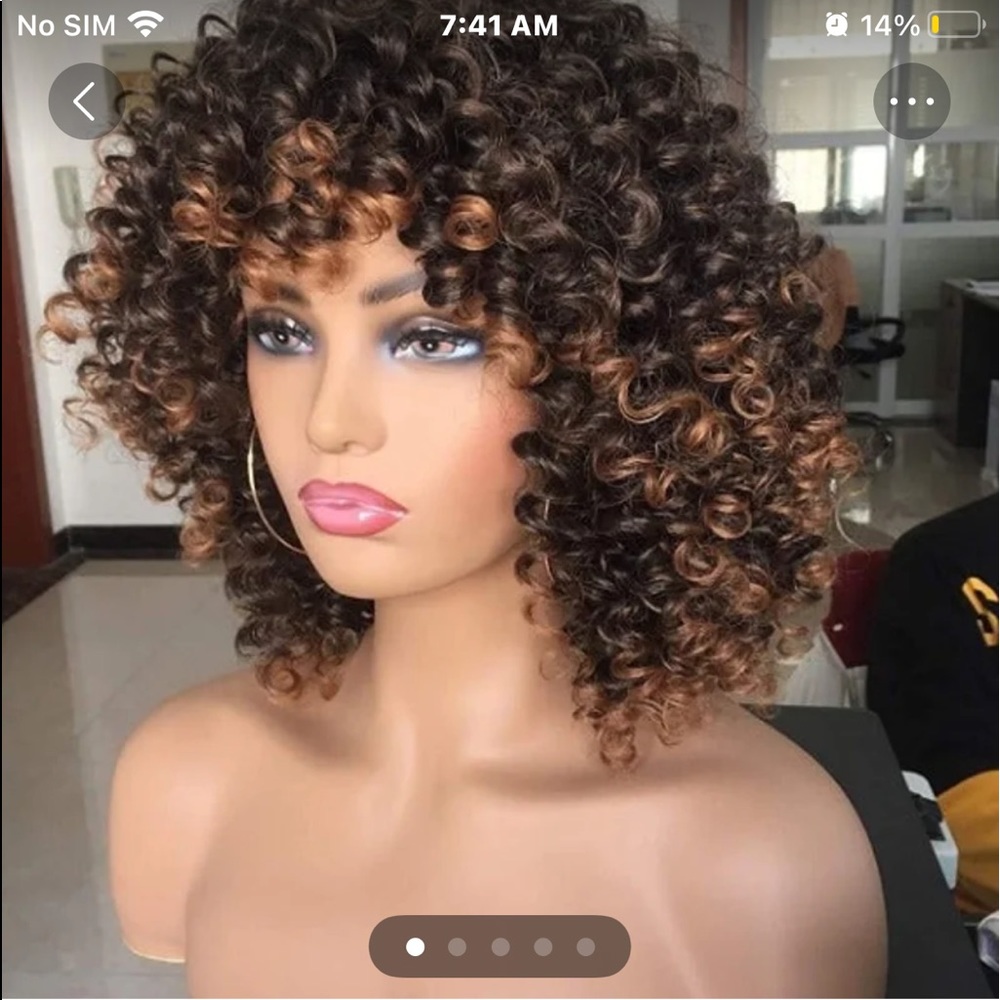 Curly wigs